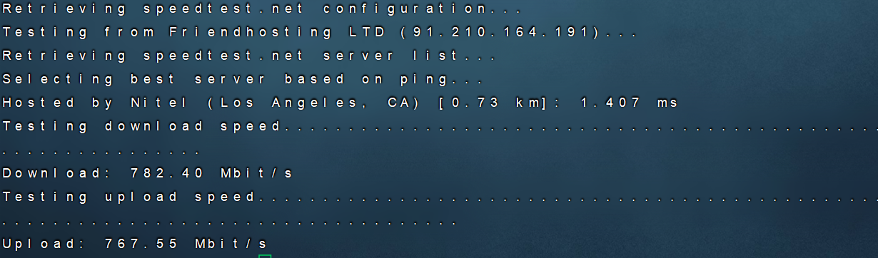 friendhosting 2025年洛杉矶vds&3.99$/月付&1H512M&10GSSD&不限流量/1G综合测评